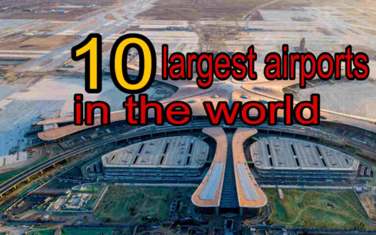 top 10 largest airports in the world