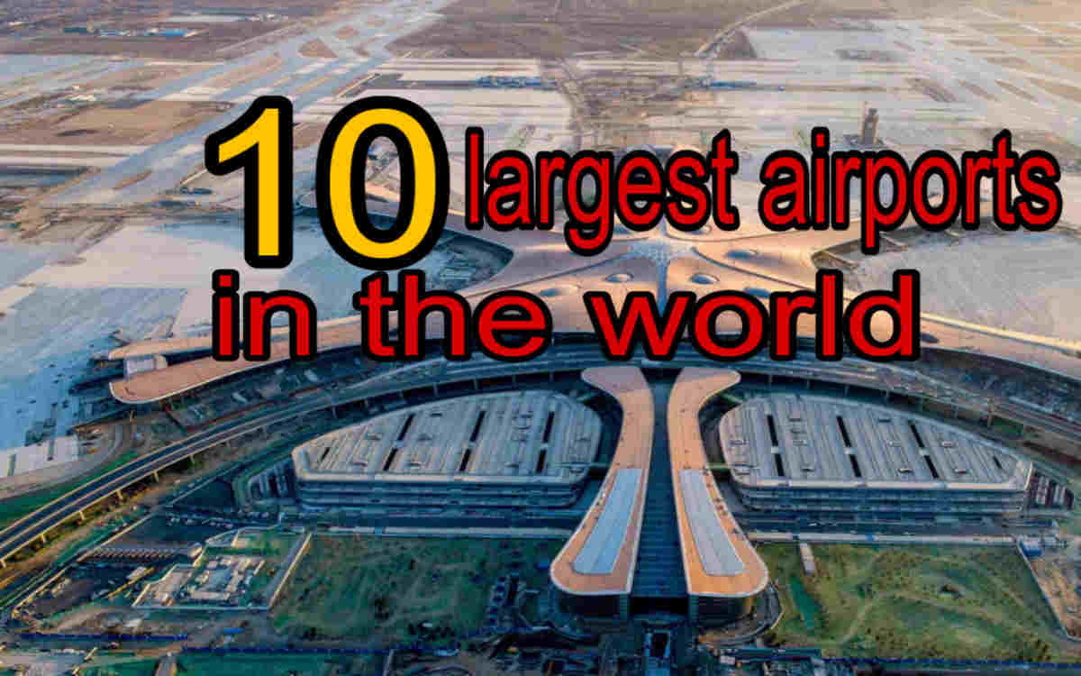 top 10 largest airports in the world